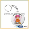 Mini keychain factory cute duck series logo printed rubber duck keychains